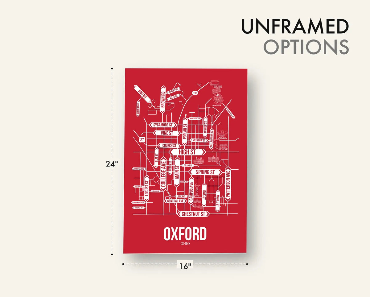 Oxford, Ohio street map