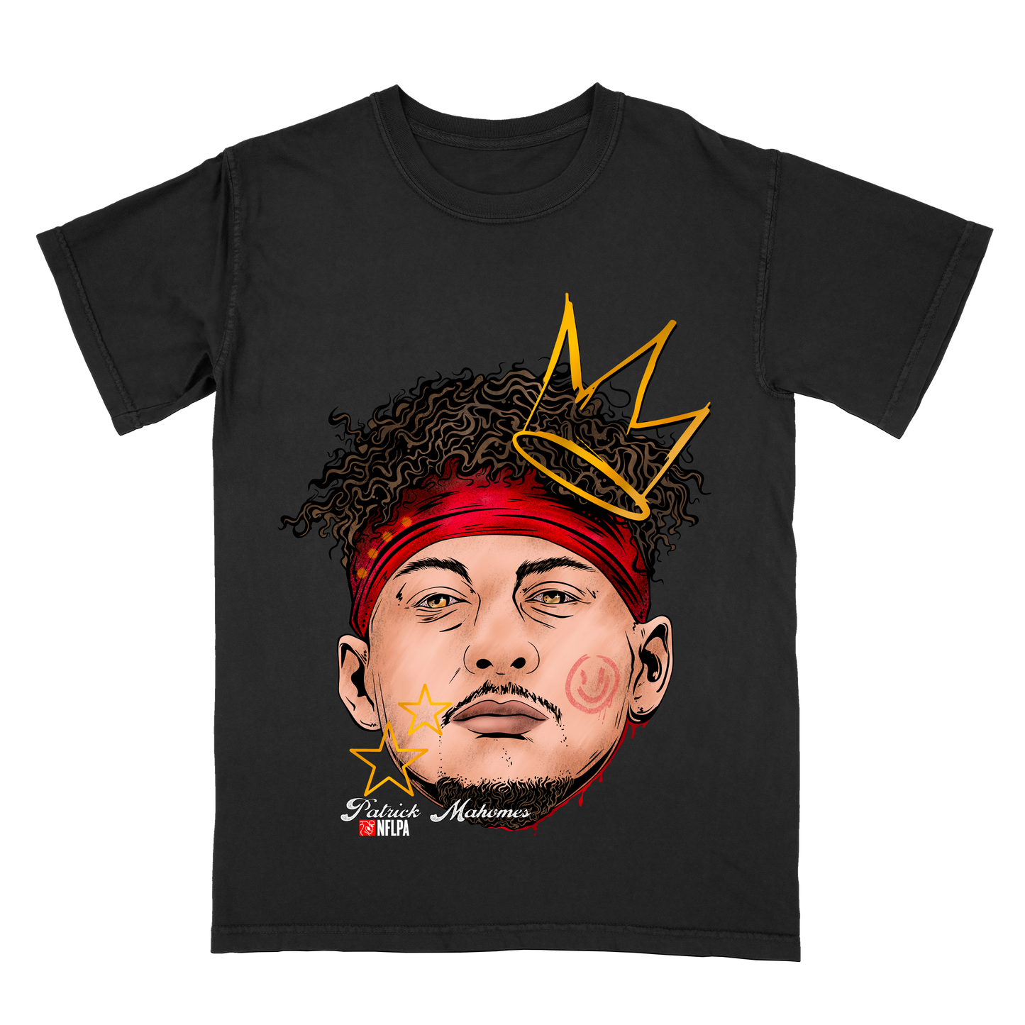 Patrick Mahomes Fat Head Limited Edition NFL Player Graphic T-Shirt