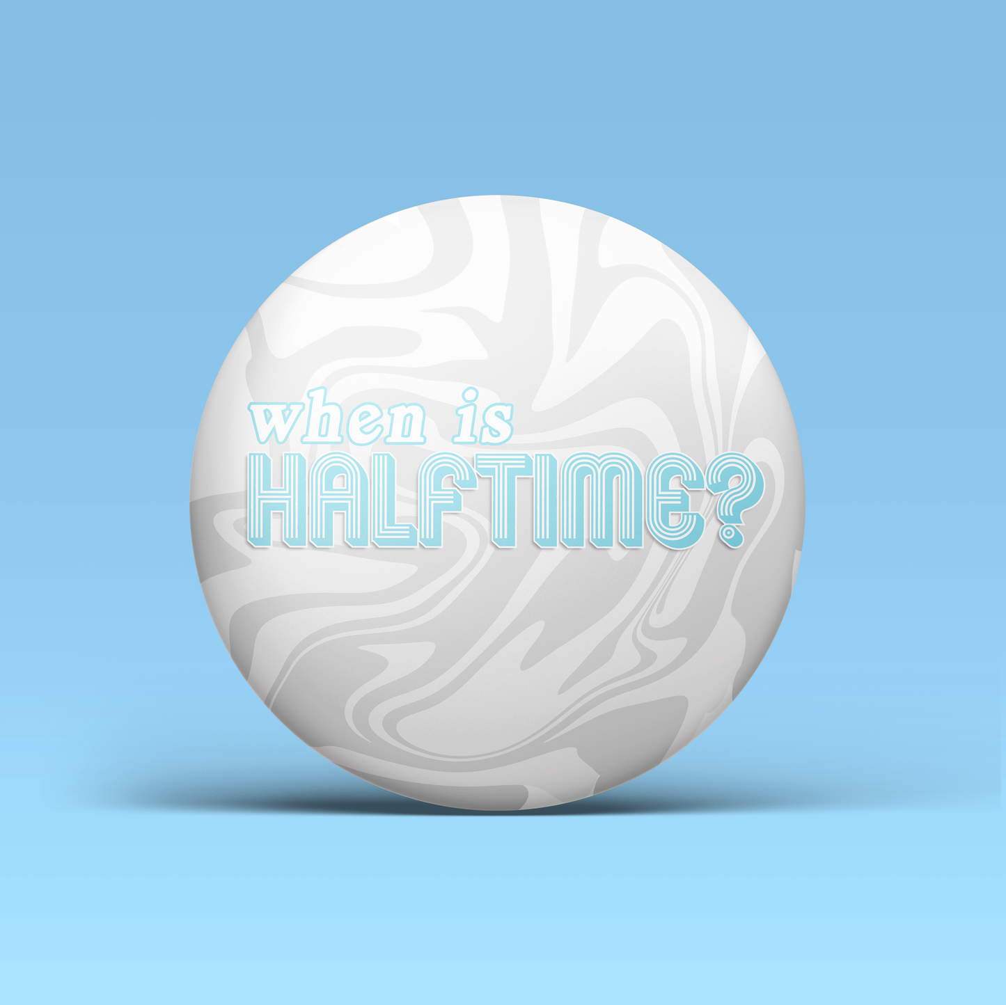 When Is Halftime? - Blue & Red