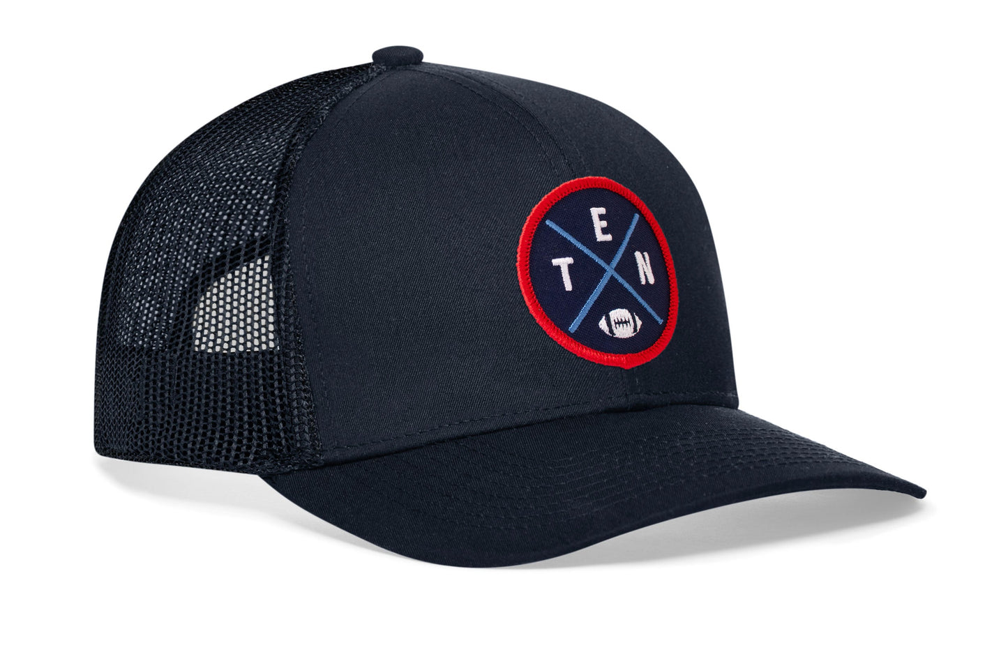 Tennessee Football Trucker Hat | Navy Blue TEN X Snapback