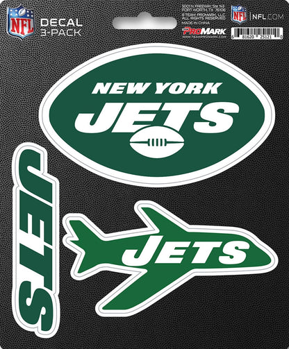 NFL Official Team Sticker Mats - Set of 3 Stickers