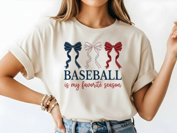 Baseball is My Favorite Season Graphic Tee