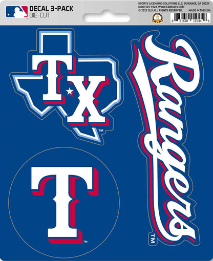 MLB Official Team Sticker Mats - Set of 3 Stickers