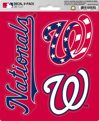 MLB Official Team Sticker Mats - Set of 3 Stickers