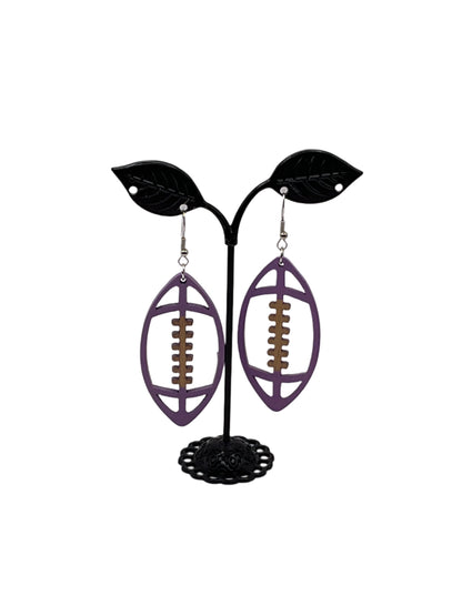 Football earrings 1