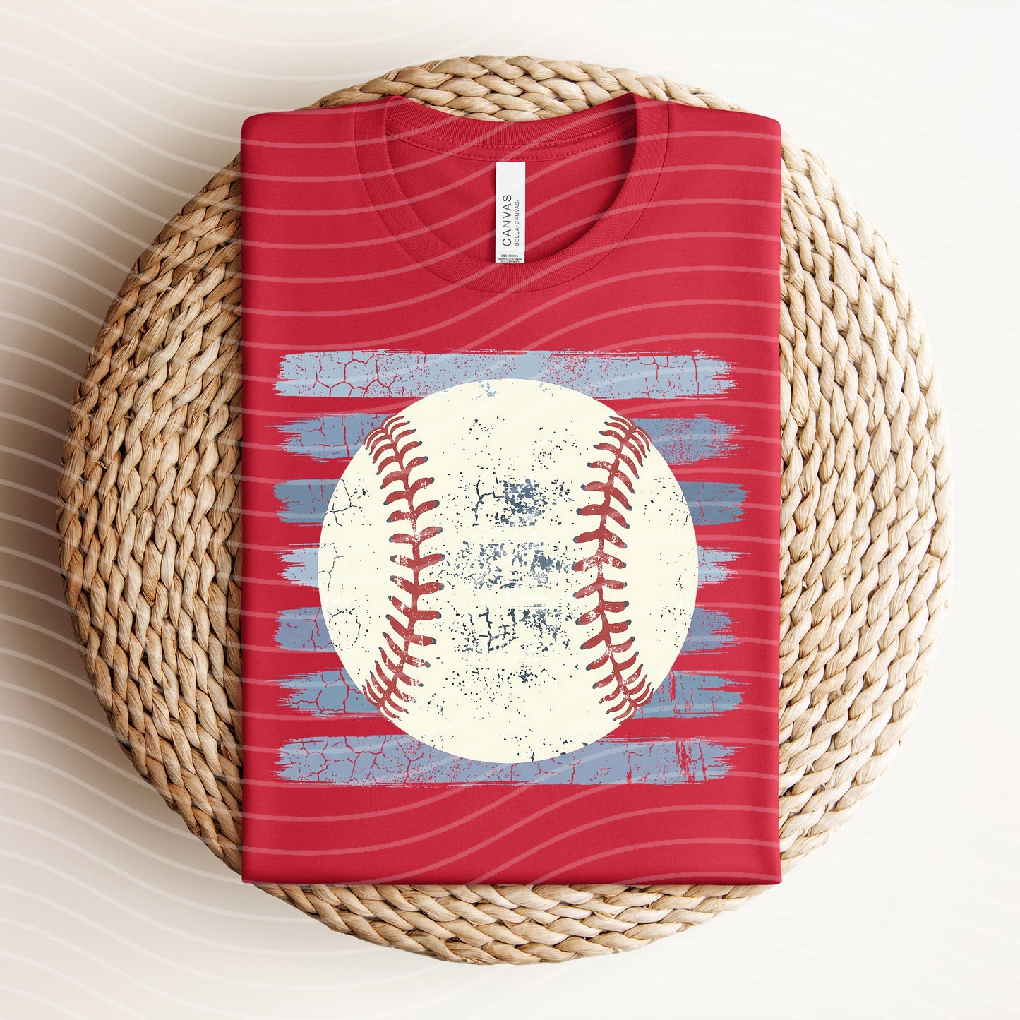 Baseball Stripes Graphic Tee