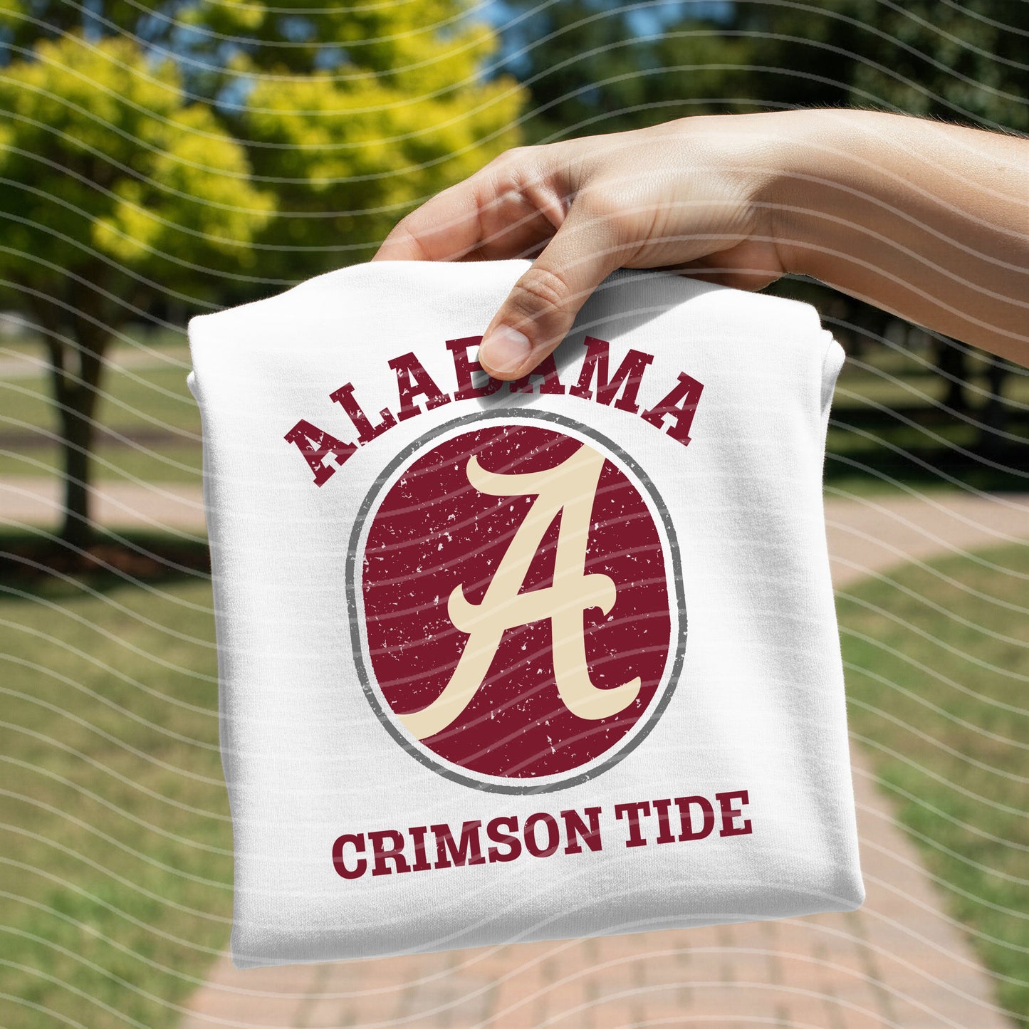Alabama Retro Stamp Graphic Tee