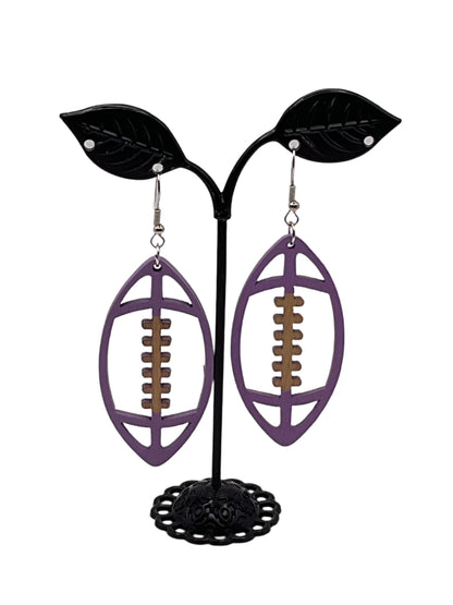 Football earrings 1