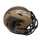 Kirk Cousins Autographed Atlanta Falcons Salute To Service 23 Mini Helmet - BAS