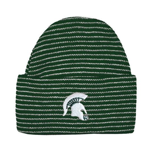 Michigan State Stripe Knit Cap