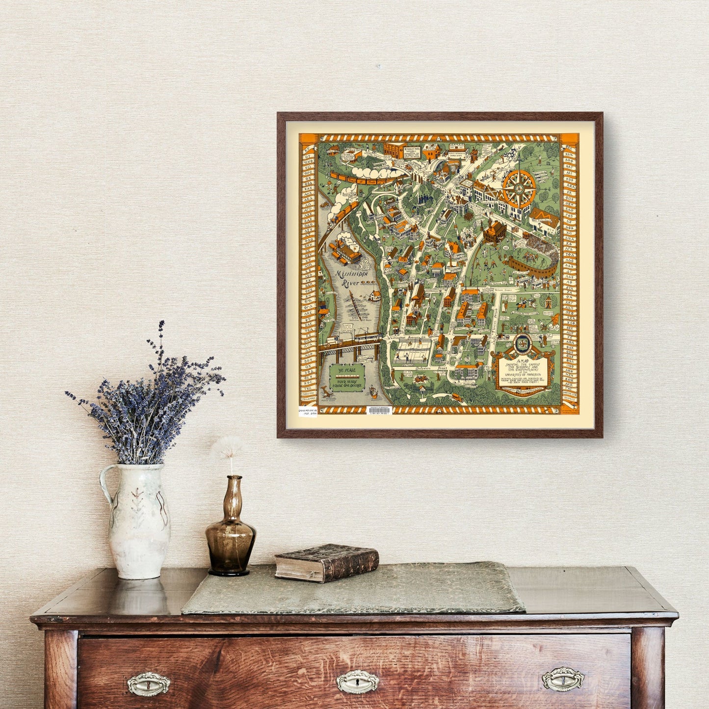 University of Minnesota Campus Map 1927