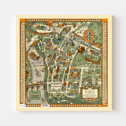 University of Minnesota Campus Map 1927