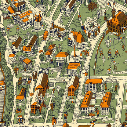 University of Minnesota Campus Map 1927