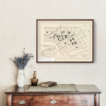 Vintage University of Minnesota Map 1913