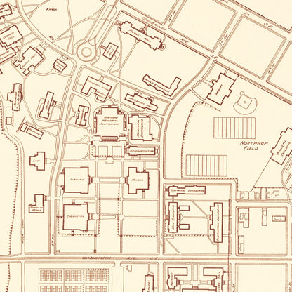 University of Minnesota Map 1936