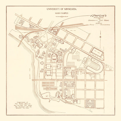 University of Minnesota Map 1936