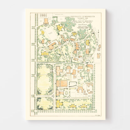 University of Minnesota Farm Map 1935