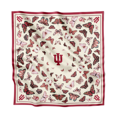 Indiana University Square Silk Scarf