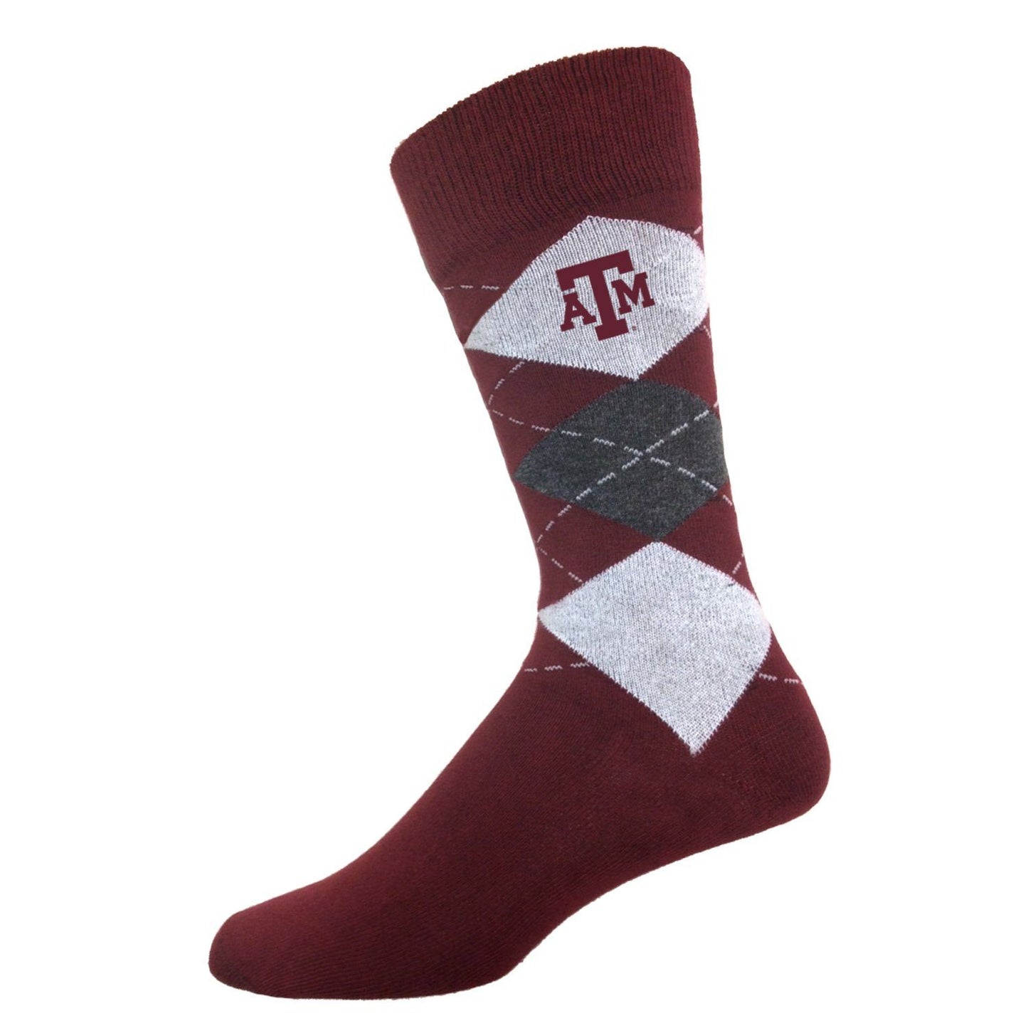 Texas A&M Men's Argyle Sock