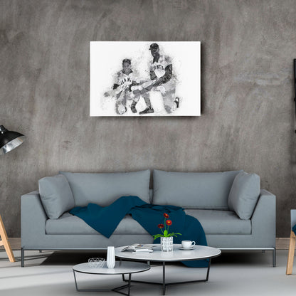 Willie Mays & Willie McCovey Canvas Art – San Francisco Giants Wall Decor