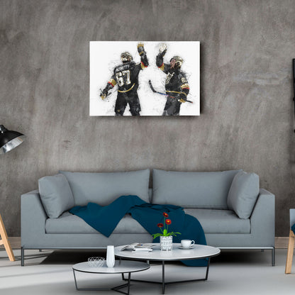 Max Pacioretty & Mark Stone Canvas Art – Vegas Golden Knights Wall Decor