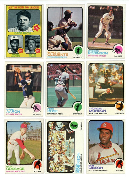 1973 TOPPS BASEBALL COMPLETE SET BREAK - 17 CARDS PER BOX! Includes 2 HOFers!