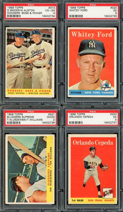 1958 TOPPS BASEBALL COMPLETE SET BREAK - 5 CARDS PER BOX!