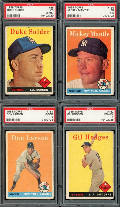 1958 TOPPS BASEBALL COMPLETE SET BREAK - 5 CARDS PER BOX!