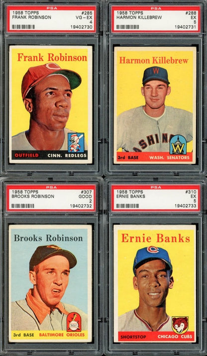 1958 TOPPS BASEBALL COMPLETE SET BREAK - 5 CARDS PER BOX!