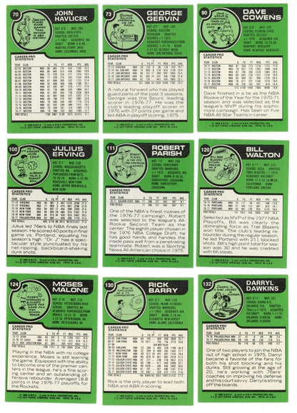 1977-78 TOPPS BASKETBALL COMPLETE SET BREAK - 8 CARDS PER BOX! 2 HOFERS PER BOX!
