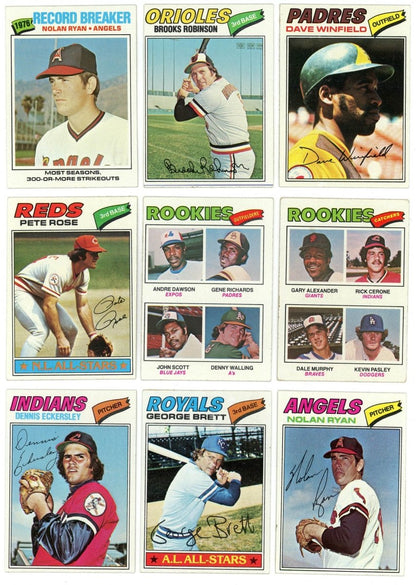 1977 TOPPS BASEBALL COMPLETE SET BREAK – 24 CARDS PER BOX! 2 HOFers in EVERY BOX!
