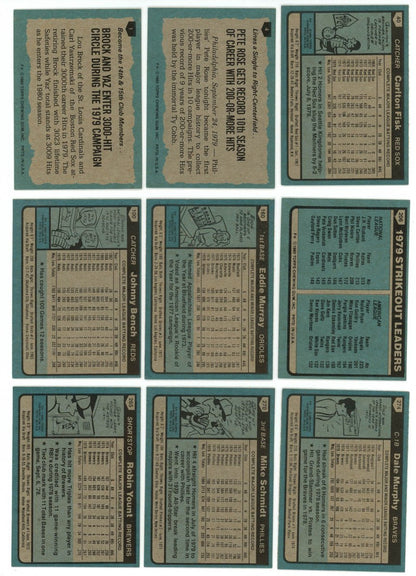 1980 TOPPS COMPLETE SET BREAK - 30 CARDS PER BOX! 2 HOFERS PER BOX!