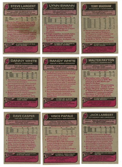 1977 TOPPS FOOTBALL COMPLETE SET BREAK - 16 CARDS PER BOX! 2 HOFERS PER BOX!