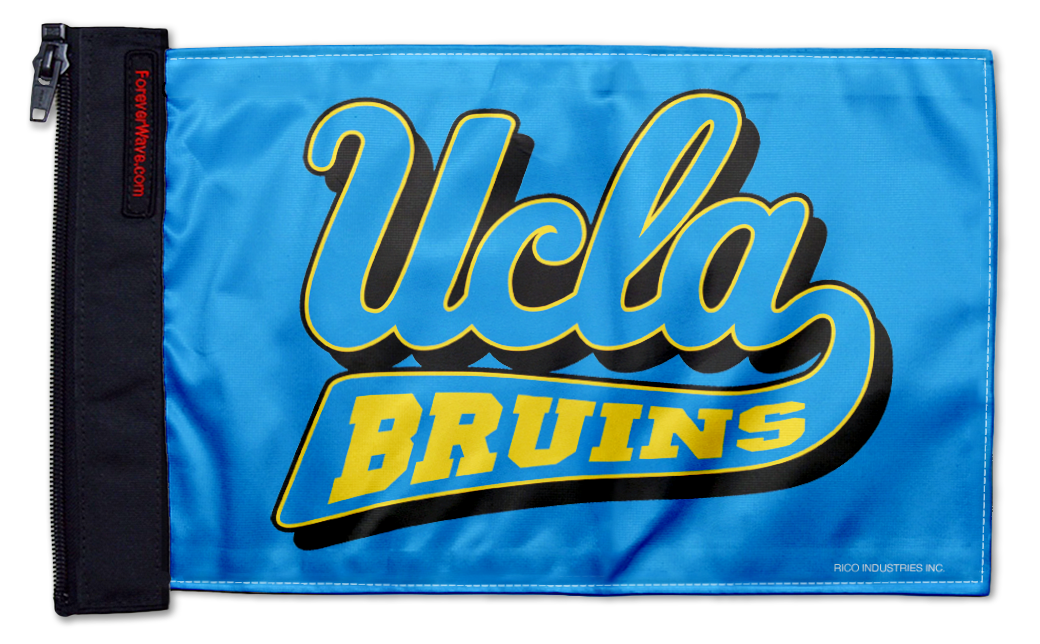 UCLA 11"x17" Forever Wave Flag for Golf Carts
