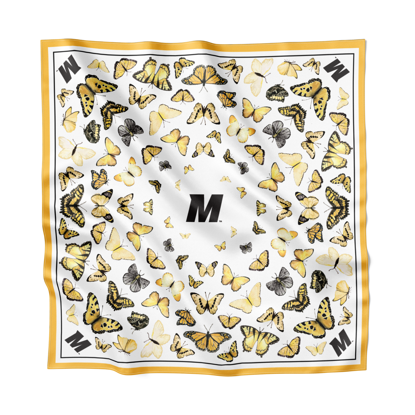 Mizzou Square Silk Scarf