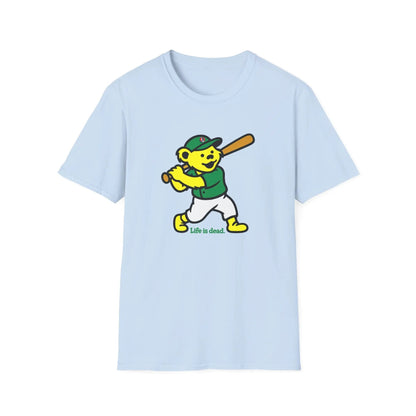 Baseball Edition Dancing Bear - Life is Dead T-Shirt