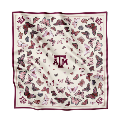 Texas A&M University Square Silk Scarf