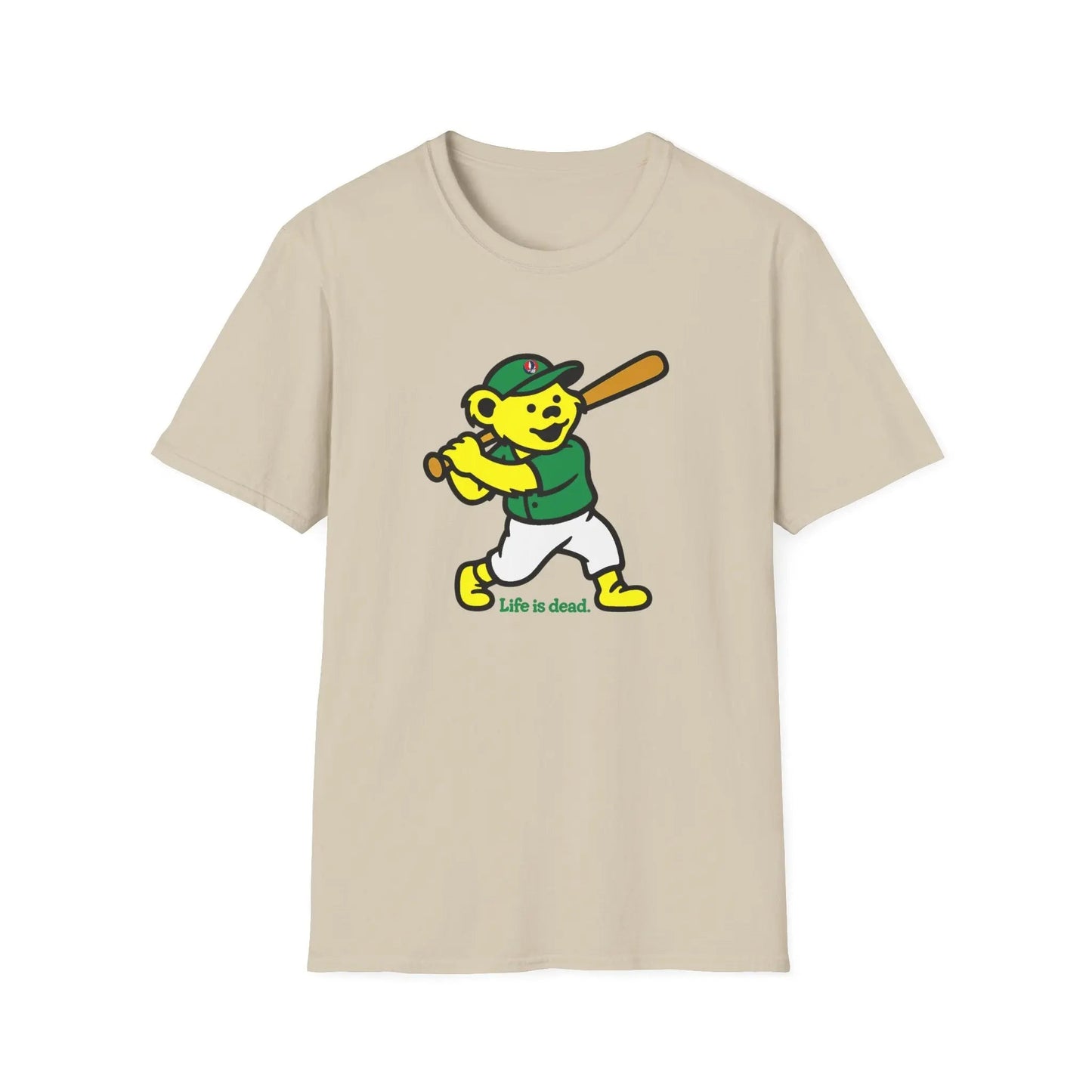 Baseball Edition Dancing Bear - Life is Dead T-Shirt