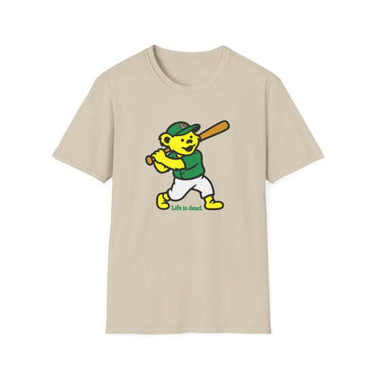 Baseball Edition Dancing Bear - Life is Dead T-Shirt
