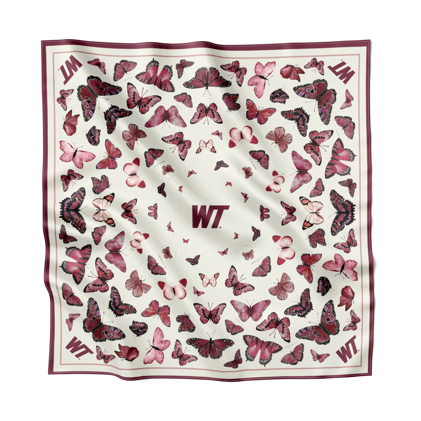 WTAMU Square Silk Scarf