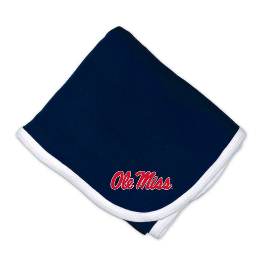 Ole Miss State Baby Blanket