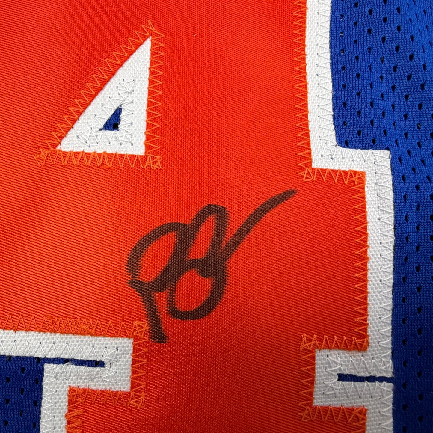 Autographed/Signed Brad Daugherty Cleveland Blue Basketball Jersey JSA COA