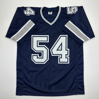 Autographed/Signed Randy White HOF 94 Dallas Blue Football Jersey JSA COA
