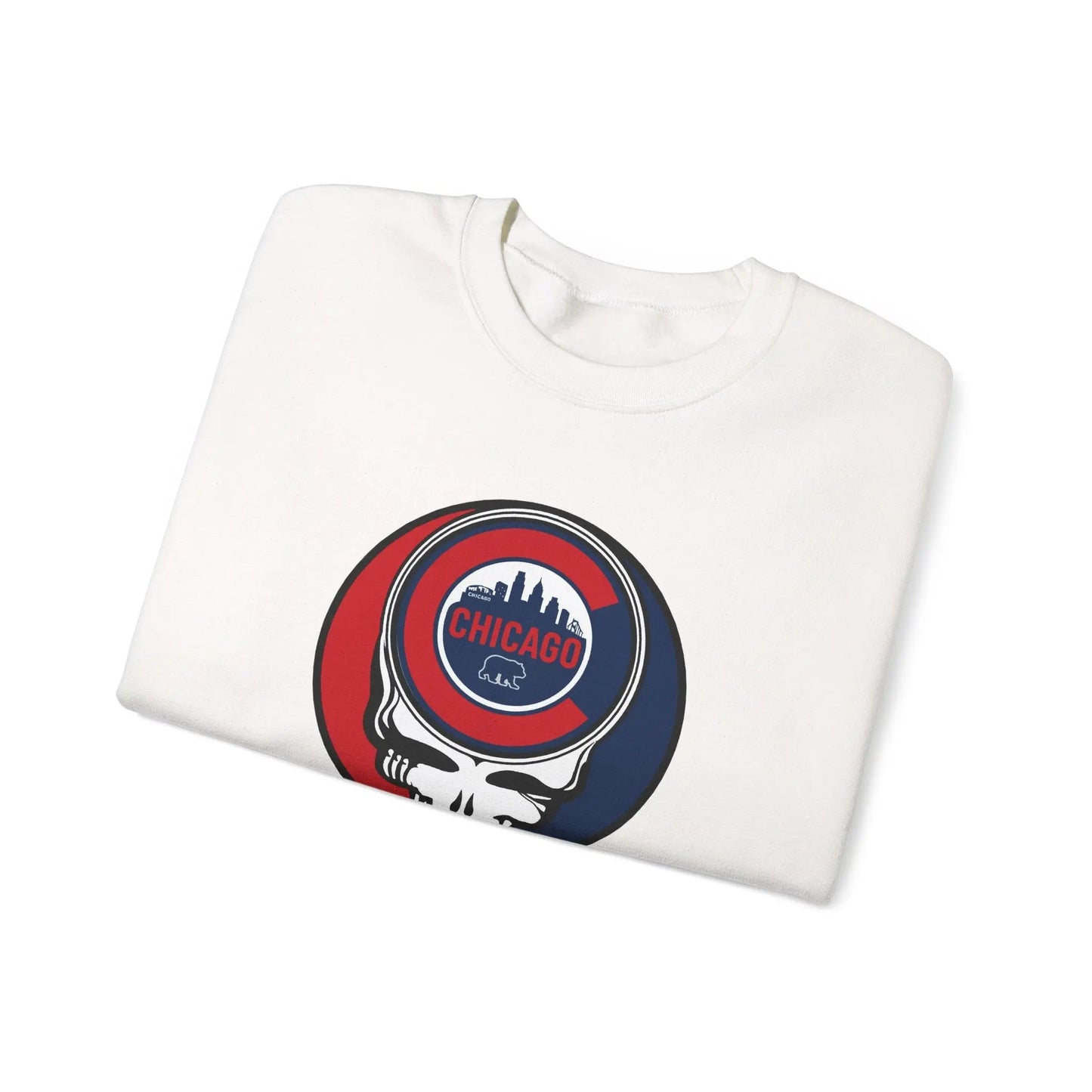 Chicago Cubs Original StealieCrewneck Sweatshirt