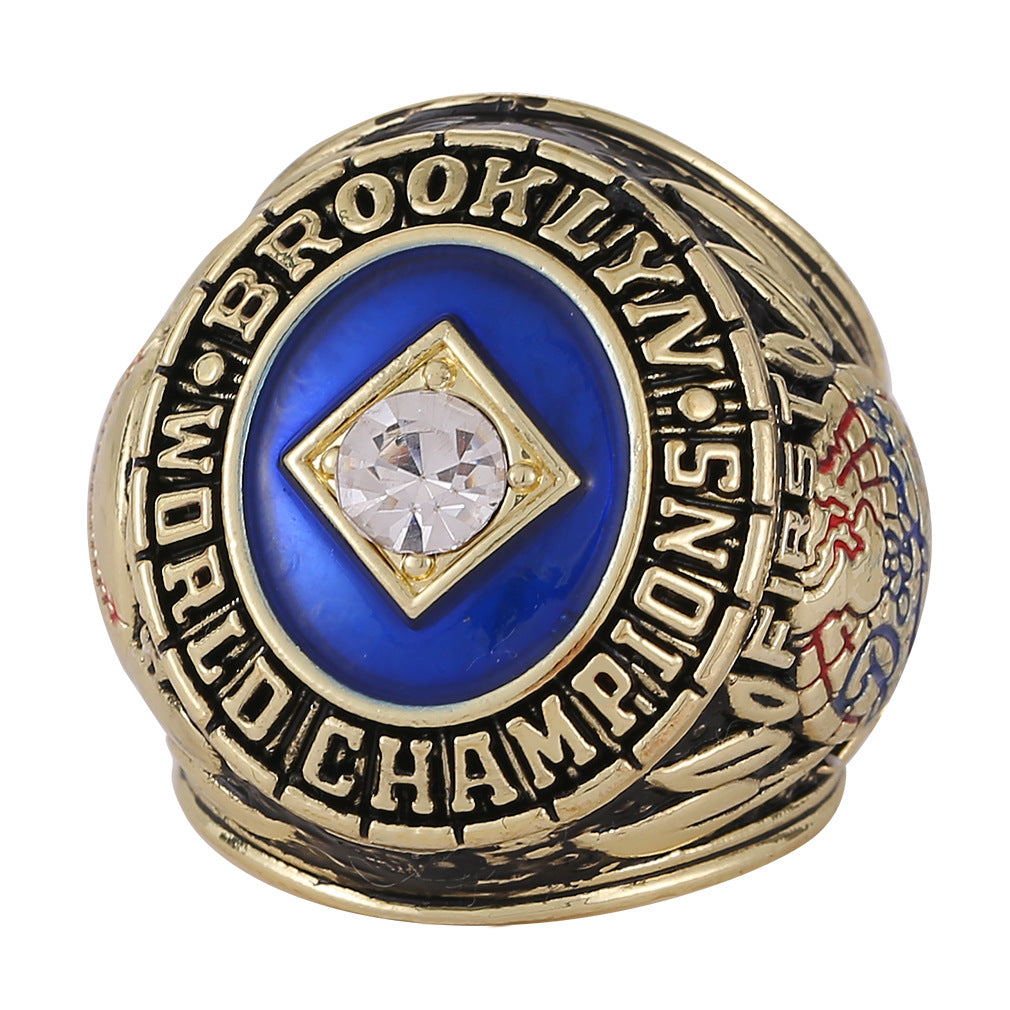 1955 Brooklyn Baseball Championship Ring Replica – Baseball Fan Collector Gift