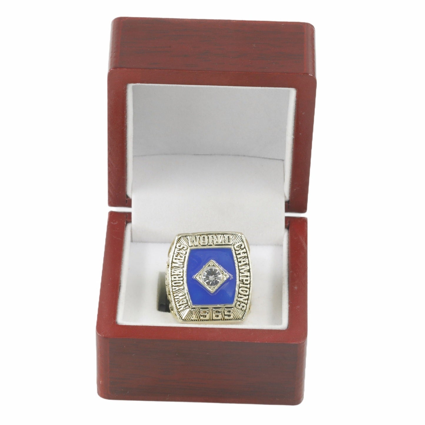 1969 New York Baseball Championship Replica Ring – Gold Alloy Fan Collectible