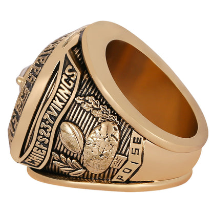 1969 Kansas City Championship Ring – Football Championship IV Commemorative Fan Collectible Gift