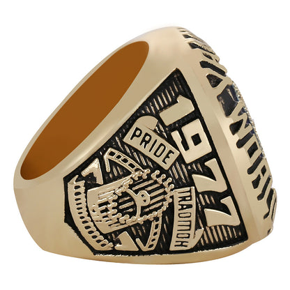 1977 New York Baseball Championship Ring Replica – Thurman Munson Fan Collectible Gift