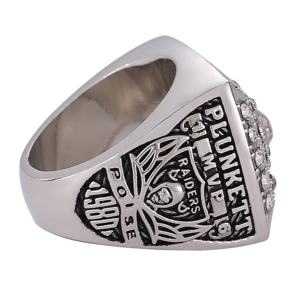 1980 Oakland Football Championship XV Ring – Limited Edition Rare Collectible Keepsake for Fans