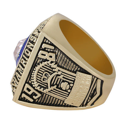 1981 Los Angeles Championship Ring Replica – GEY Fan Collectible Gift